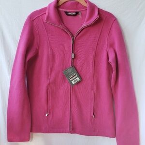 Magenta full zip Jacket
